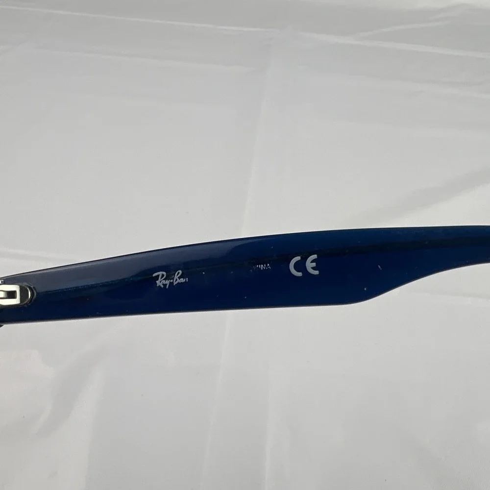 Ray Ban Kids Eyeglasses RB 1528  3581  FRAMES ONLY Blue Clear Full Rim 48-16-130